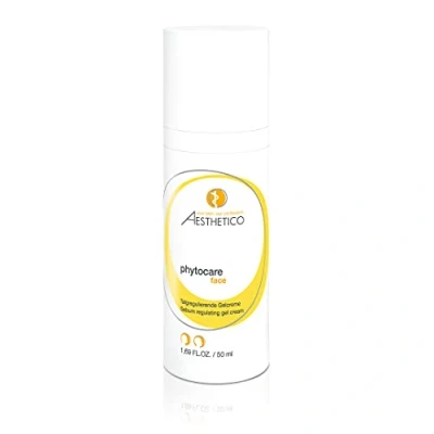 Imagen de AESTHETICO Phytocare 50 ml Crema de gel clarificante para el acné, reduce brillo graso y los puntos negros, matificante e hidratante, ideal pieles con impuras grasas, absorción rápida,