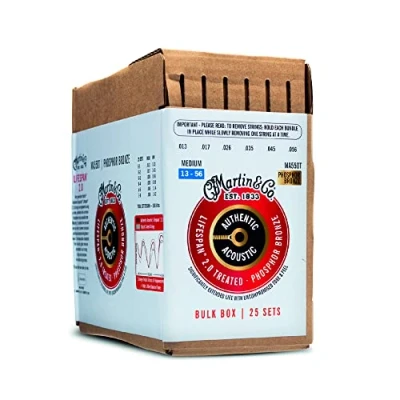 Imagen de Martin Cuerdas para guitarra acústica (41BULKBOXMA550T)