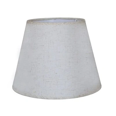 Imagen de Sinta Pantalla de Lámpara Moderna Tela Coolie Relajación E14 / e27 Pared Vertical Pequeña Mesa,Vela,Ø8.6&quot;/22cm Linen