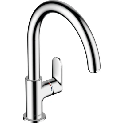 Imagen de hansgrohe Vernis Blend M35 Grifo monomando de cocina 260, con caño giratorio, 1 tipo chorro, cromo, 71870000