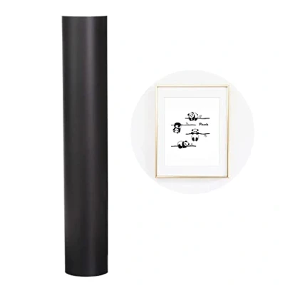 Imagen de Rollo de Vinilo Adhesivo Negro Mate 30,5 x 305 cm Permanente para Herramientas Silhouette Cameo recortar y más Multicolor2 Autoadhesiva Manualidades, Letreros, Carteles, Siluetas