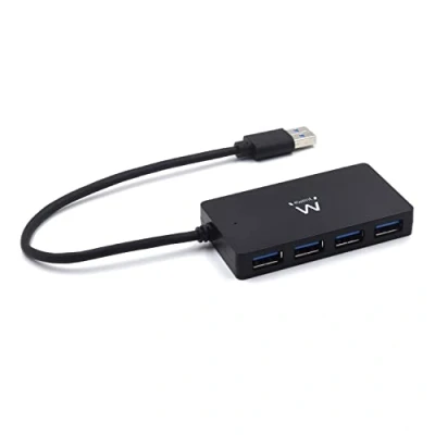 Imagen de Switch Ewent Usb3.1 Gen 1 Hub 4 Ports Highspeed Ac Powered