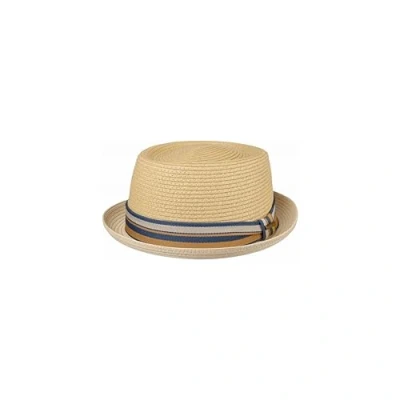 Imagen de Stetson Sombrero de Paja Licano Toyo Pork Pie Mujer/Hombre Playa Sol con Forro, Banda Grosgrain Verano Primavera/Verano L (58 59 cm) marrón