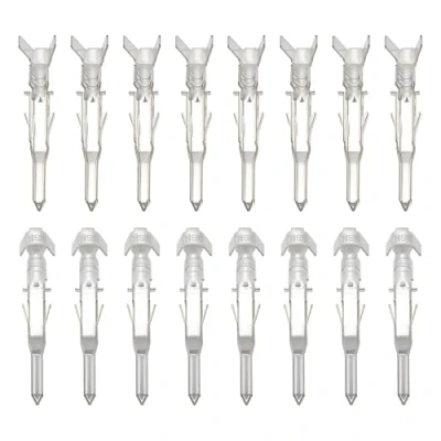 Imagen de eMagTech 100 Piezas 5559 4,2 Mm Terminales de Crimpado Conector W2W Conectores Cable A 39000040 Compatibles con Molex Mini Jr. Style