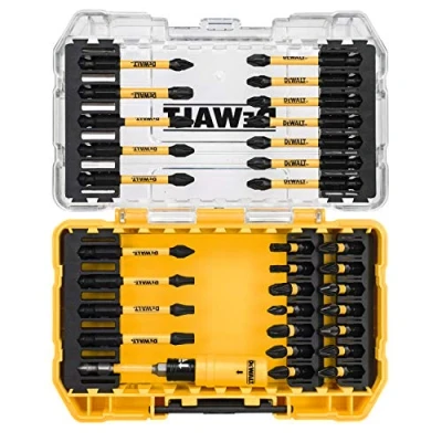 Imagen de DEWALT DT70739T QZ Toughcase: Juego de 31 piezas, Puntas atornillador FLEXTORQ, Extracción/Retención brocas rápida y fácil, Estuche Almacenamiento TSTAK