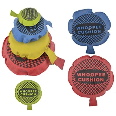 Imagen de GREENLANS Cojín autoinflable que hace un sonido de pedo, higiénico, divertido, broma, juguete pedos, regalo Navidad, 9/20/25 cm (color aleatorio), color aleatorio 25