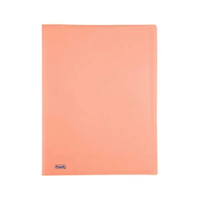 Imagen de Favorit 400116620 Carpeta con 40 fundas lisas, formato interior 22 x 30 cm, color melocotón pastel