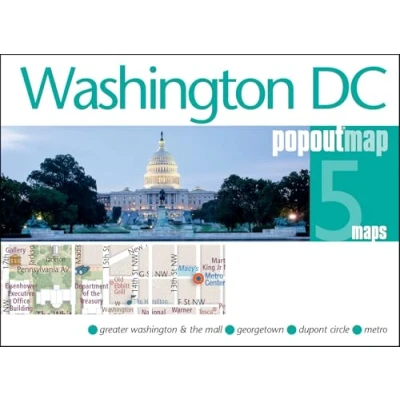 Imagen de Washington DC Double: PopOut Map (PopOut Maps)