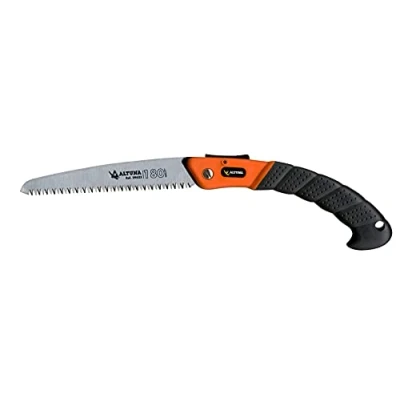Imagen de Altuna Serrucho de Poda Plegable Sawing 29623 Empuñadura Bimaterial Dentado Japonés Resistente y Muy Ligero Sierra Mano Para Madera con Hoja Recta Uso Forestal