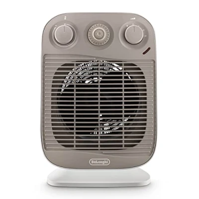 Imagen de DeLonghi HFS50D22 Calefactor (Calentador de ventilador, 24 h, IP21, Interior, Piso, Blanco)