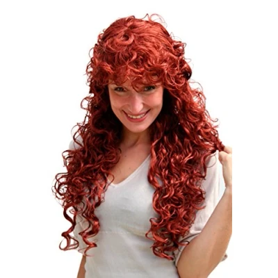 Imagen de WIG ME UP Peluca, rojo, largo, pelo ondulado 9229 350 aprox. 65 cms