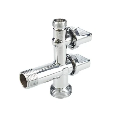 Imagen de Ferrestock Llave Lavadora 1/2&quot; X3/8&quot; X3/4&quot; 2 Salidas