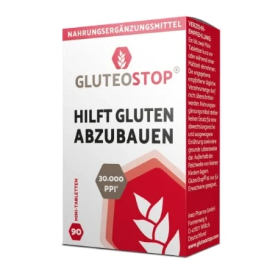 Imagen de GluteoStop® ayuda a descomponer sensibilidad dieta enzima (90 mini tabletas)