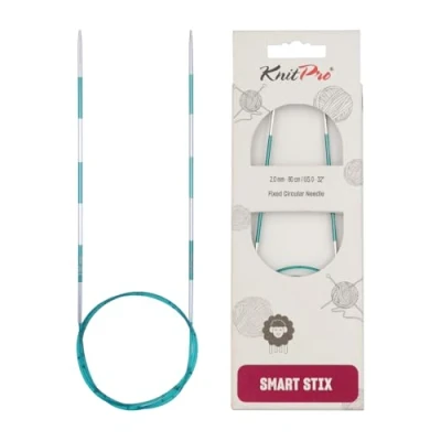 Imagen de Knit Pro K42081 Agujas Circulares, Metal Nailon, Varios Colores, 80cm x 2.00mm