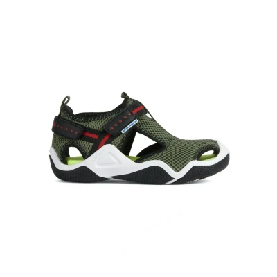 Imagen de Geox Wader Sandalias de senderismo para niños, Talla: 32, Military Zapatos