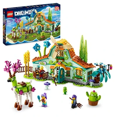 Imagen de LEGO DREAMZzz Establo de Criaturas los Sueños, Juego Granja con Figura Ciervo Que Puede Construirse 2 Maneras, Incluye Minifiguras y Animales Míticos Juguete para Niños Niñas 71459