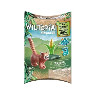 Imagen de PLAYMOBIL Wiltopia Panda Rojo, a Partir de 4 años