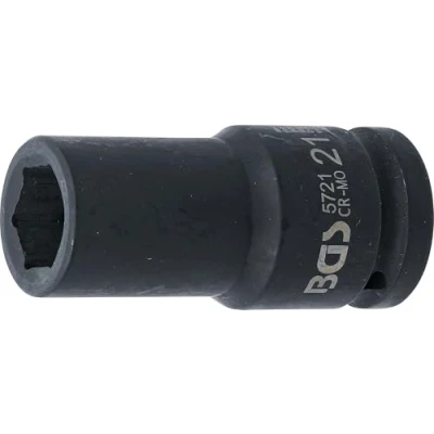 Imagen de BGS 5721 Llaves de vaso impacto hexagonal, largo entrada 20 mm (3/4&quot;) 21