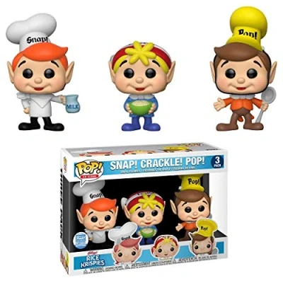 Imagen de Funko Pop! Iconos de anuncios: Krispies arroz Kellogg: ¡Snap! ¡Crepitar! ¡Popular! 3 paquetes