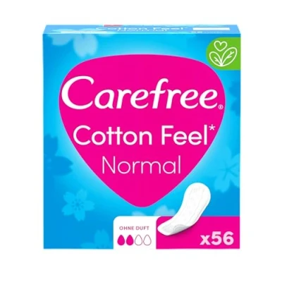 Imagen de Carefree 280 Panty Liners de algodón sin perfume, 5 unidades 934 g