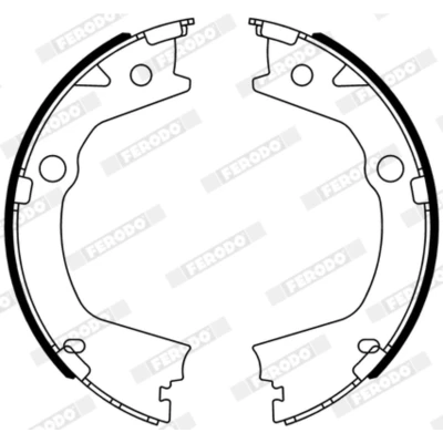 Imagen de FERODO FSB4318 Zapatas de Freno 170 26 SSANGYONG: ACTYON 2