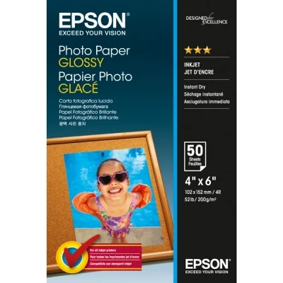 Imagen de Epson Photo Paper Glossy 10x15cm 50 Sheet