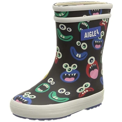 Imagen de Aigle BABY FLAC PLAY2, Botas de lluvia para Unisex bebé, Multicolor (Monstres), 19 EU