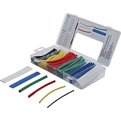 Imagen de BGS Diy 88186 Surtido de fundas termorretráctiles colores 99 piezas