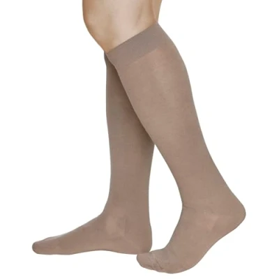 Imagen de vitsocks Calcetines Lana MERINO Invierno Largos Hasta la Rodilla Hombre Calientes Cómodos, beige, 42 43