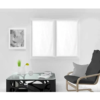 Imagen de Soleil d&#039;ocre Visillo para Ventana Dolly, Blanco, 70 x 120 cm