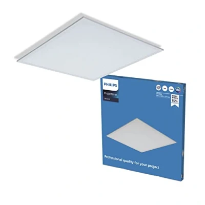 Imagen de Philips Panel LED empotrable ProjectLine 36W, Luz blanca natural 4000k, 3200 lm, 59.5 cm X