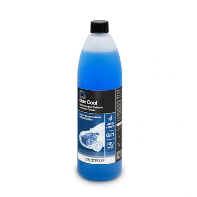 Imagen de ERRECOM Blue Cool, Líquido para Radiador Azul 20C/+103C, anticongelante G11 con Paquete inhibidor NAP Free, Listo Usar, 1 Litro