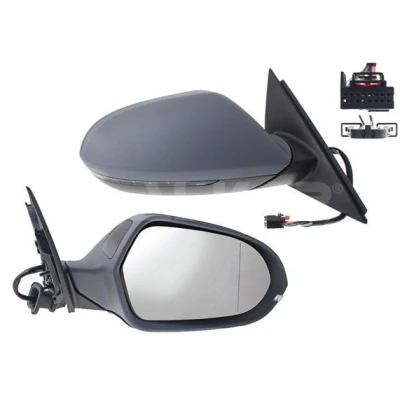 Imagen de Espejo retrovisor Alkar 6154786 derecha imprimado eléctrico calefactable, abatible eléctricamente, asférico para vehíc. con volante a la izquierda