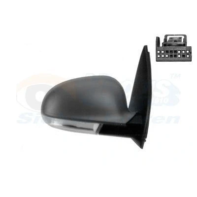 Imagen de espejo retrovisor Van Wezel 5894806 derecha imprimado completo, convexo, para ajuste elect. espejo, calefactable VOLKSWAGEN: Golf 5 norauto,
