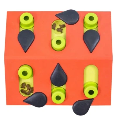 Imagen de Nina Ottosson por Petstages Melon Madness Rompecabezas para gatos Juguete interactivo con dispensador de premios