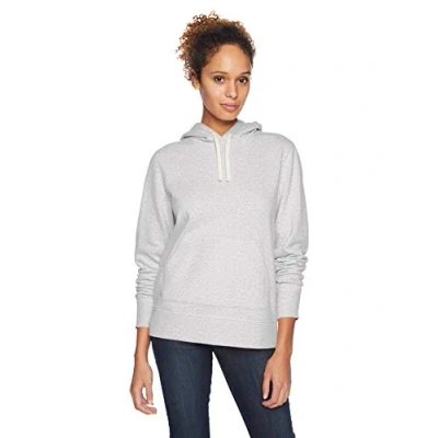 Imagen de Amazon Essentials Sudadera de Felpa Francesa con Capucha (Disponible en Tallas Grandes) Mujer, Gris Claro Mezcla, XS