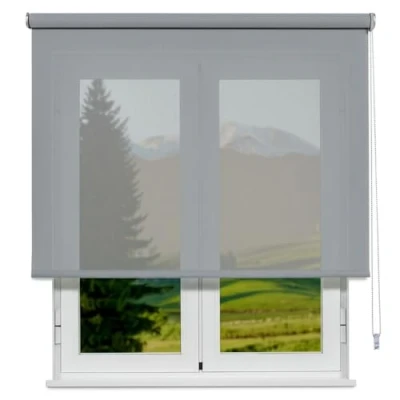 Imagen de VIEWTEX Estor Enrollable Screen Apertura 10% Perla Gris 75 X 190cm Fabricado en España Garantia 5 años
