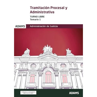 Imagen de Temario 1 Tramitación Procesal y Administrativa. Turno libre
