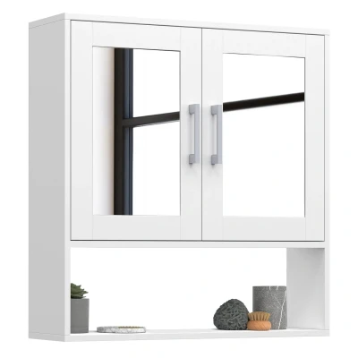 Imagen de WALDO armario de pared baño blanco con espejo