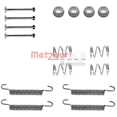 Imagen de METZGER 105 0791 Juego de accesorios, zapatas freno estacionamiento OPEL: Omega B Berlina