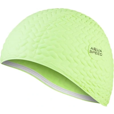 Imagen de Aqua Speed Gorra de natación baño Deportes Entrenamiento Pelo Largo látex Bombastic Tic TAC Verde