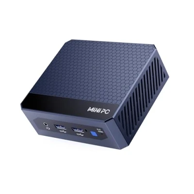 Imagen de Anozmview Mini PC, Ordenador de Sobremesa Alder Lake N95(up to 3.4GHz) 16GB DDR4 512GB M.2 SSD, Wins 11 Pro, 4 USB 3.2 WiFi 5 BT 4.2, Dual 4K HDMI, Support Extra 2.5&#039;&#039; Home Office Server