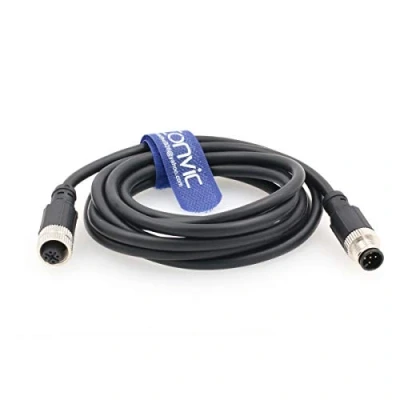 Imagen de EONVIC Industrial M12 5 Pin Macho y Hembra Cable Sensor eléctrico del de Aviación