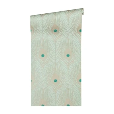 Imagen de Architects Paper Absolutely Chic 369713 36971 3 Papel pintado (fieltro, 10,05 x 0,53 m), color azul y verde