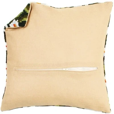 Imagen de Vervaco Dos de Coussin Avec fermeture écru, Algodón, Multicolor, 7.5 x 1 7.2 cm