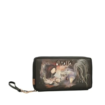 Imagen de Anekke Billetero para Pasaporte RFID Dreamverse Multi Compartimento Gran Capacidad Medidas: 23/12/3 Cm Accesorios Y Complementos Mujer