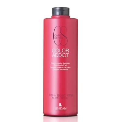 Imagen de LENDAN Champú Pelo Teñido Color Addict 1000 ml Evita la Degradación del en Cabellos Teñidos Sella, Protege y Regenera Cutícula Melena Brillante Suave