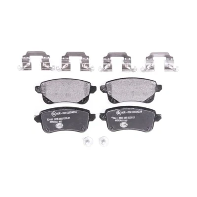 Imagen de HELLA 8DB 355 023 211 Juego de pastillas freno no preparado para indicador desgaste con tornillos pinza accesorios RENAULT: Megane 4