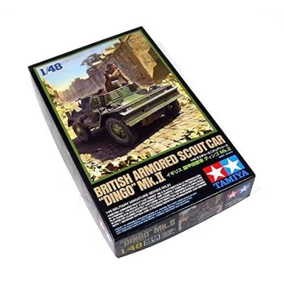Imagen de rcecho Tamiya Military Model 1/48 British Armored Scout Car Dingo MK.II Hobby 32581