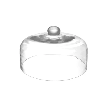 Imagen de HENDI Campana domo cúpula cubierta para ahumar y presentar alimentos platos, combinar con pistolas e infusores de humo, ahumado, ø275x(h)140 mm, vidrio transparente